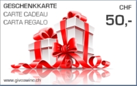 Geschenkkarte CHF 50.00 white