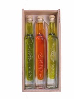 Holzbox Oel-Trio