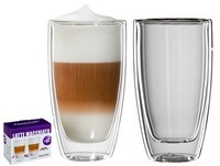 Latte Macchiatoglas Roma im 2er-Set